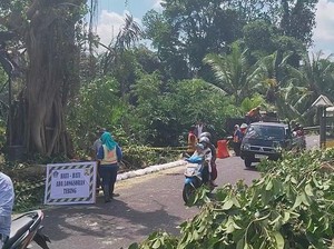 Kendaraan Besar Dilarang Melintas di Peken Belayu-Kukuh Marga Tabanan
