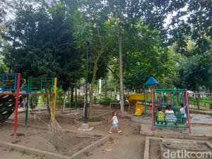 Warga Berharap Fasilitas di Taman Beringin Medan Lebih Terawat