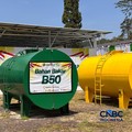 Tangki penyimpanan B50, di Wisma Balitsa, Lembang, Jawa Barat. Selasa (21/4/2026). (CNBC Indonesia/Firda Dwi Muliawati)