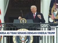63% Warga AS Tidak Senang dengan Kinerja Trump