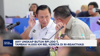 AHY Ungkap Butuh Rp1.200 T, Tambah 14.000 Km Rel Kereta di RI-Reaktivasi