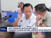 AHY Ungkap Butuh Rp1.200 T, Tambah 14.000 Km Rel Kereta di RI-Reaktivasi
