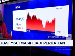 BI Rate Ditahan Hingga Evaluasi MSCI Jadi Perhatian, IHSG Makin Tertekan