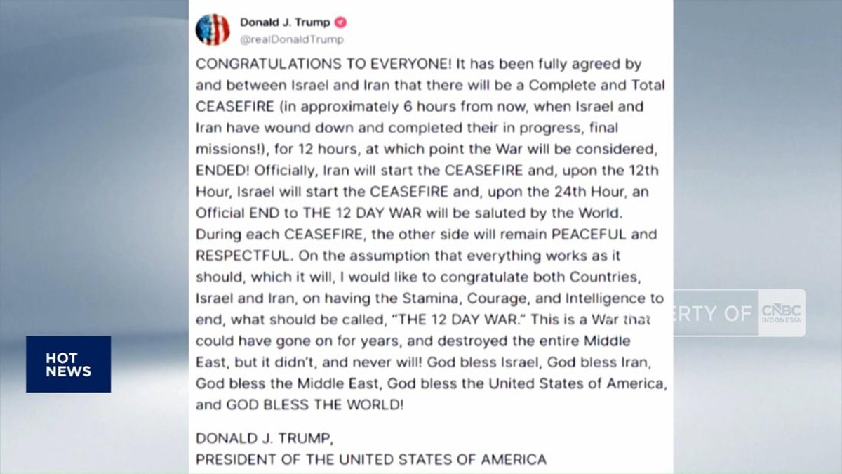 Video: Trump Perpanjang Gencatan Senjata AS-Iran dan RUU PPRT Disahkan