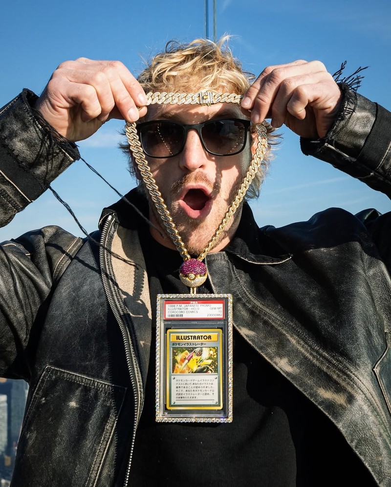 Dari Guinness World Records hingga debut WWE, Netflix hingga berita nasional, kartu ini dan aku telah menempuh perjalanan lintas generasi. (Tangkapan layar instagram @loganpaul)
