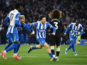 Brighton Vs Chelsea: Si Burung Camar Patuk Singa Biru 3-0