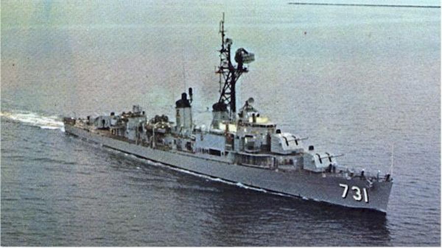 Kapal Perang USS MADDOX. (Dok. MADDOX.org)