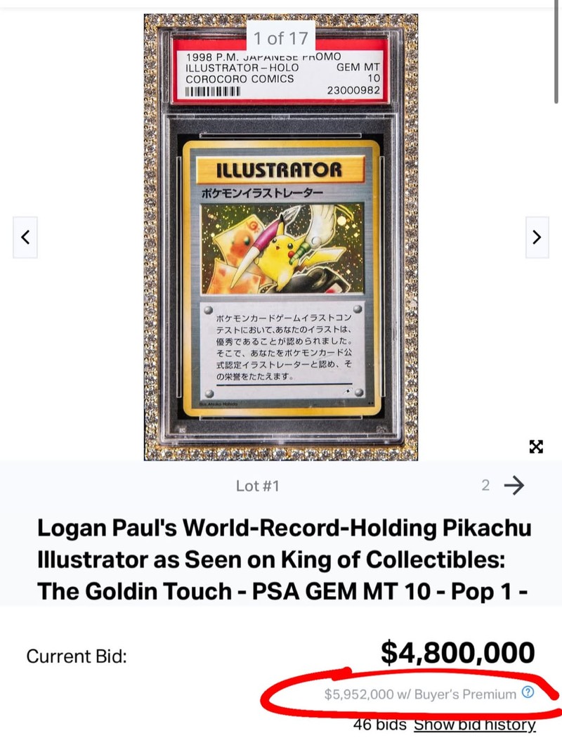 Dari Guinness World Records hingga debut WWE, Netflix hingga berita nasional, kartu ini dan aku telah menempuh perjalanan lintas generasi. (Tangkapan layar instagram @loganpaul)