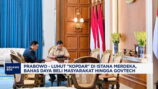 Video: Prabowo - Luhut "Kopdar", Bahas Daya Beli Masyarakat dan Govtech