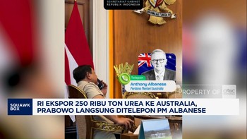 RI Ekspor Urea ke Australia, Prabowo Ditelepon PM Albanese
