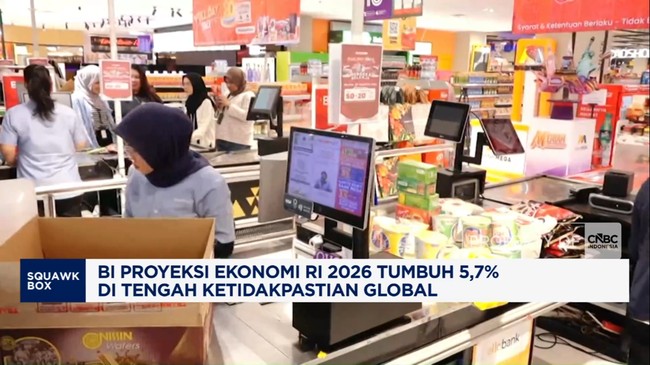 Video: BI Proyeksi Ekonomi RI 2026 Bisa Tumbuh Hingga 5,7%