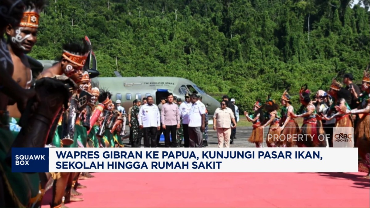 Video: Wapres Gibran ke Papua, Kunjungi Pasar Ikan,Sekolah-Rumah Sakit