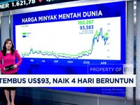 Harga Minyak Naik 4 Hari Beruntun, WTI Tembus USD 93 per Barel