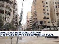 Israel Bombardir Lebanon, 2.400 Orang Tewas & Ribuan Rumah Rusak