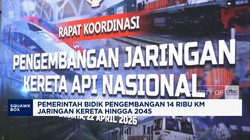 Pemerintah Targetkan 14 Ribu Km Jaringan Kereta hingga 2045