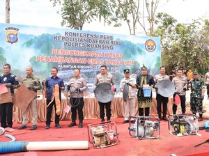 Polda Riau Perang Lawan PETI: 53 Tersangka Dijerat, 1.167 Rakit Dihancurkan