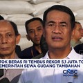 Stok Beras RI Tembus Rekor 5,1 Juta Ton, Pemerintah Sewa Gudang Tambahan