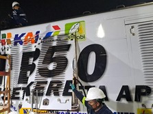 Uji coba penggunaan B50 di lokomotif kereta api. (Dokumentasi KAI)