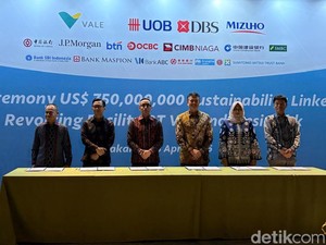 Vale Dapat Pinjaman Hampir Rp 13 T Buat Genjot Proyek Hilirisasi