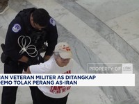Veteran Militer AS Ditangkap, Usai Demo Tolak Perang AS-Iran