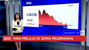 Ancaman Trump di Selat Hormuz, IHSG Terperosok di Zona Merah