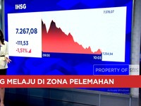 Ancaman Trump di Selat Hormuz, IHSG Terperosok di Zona Merah