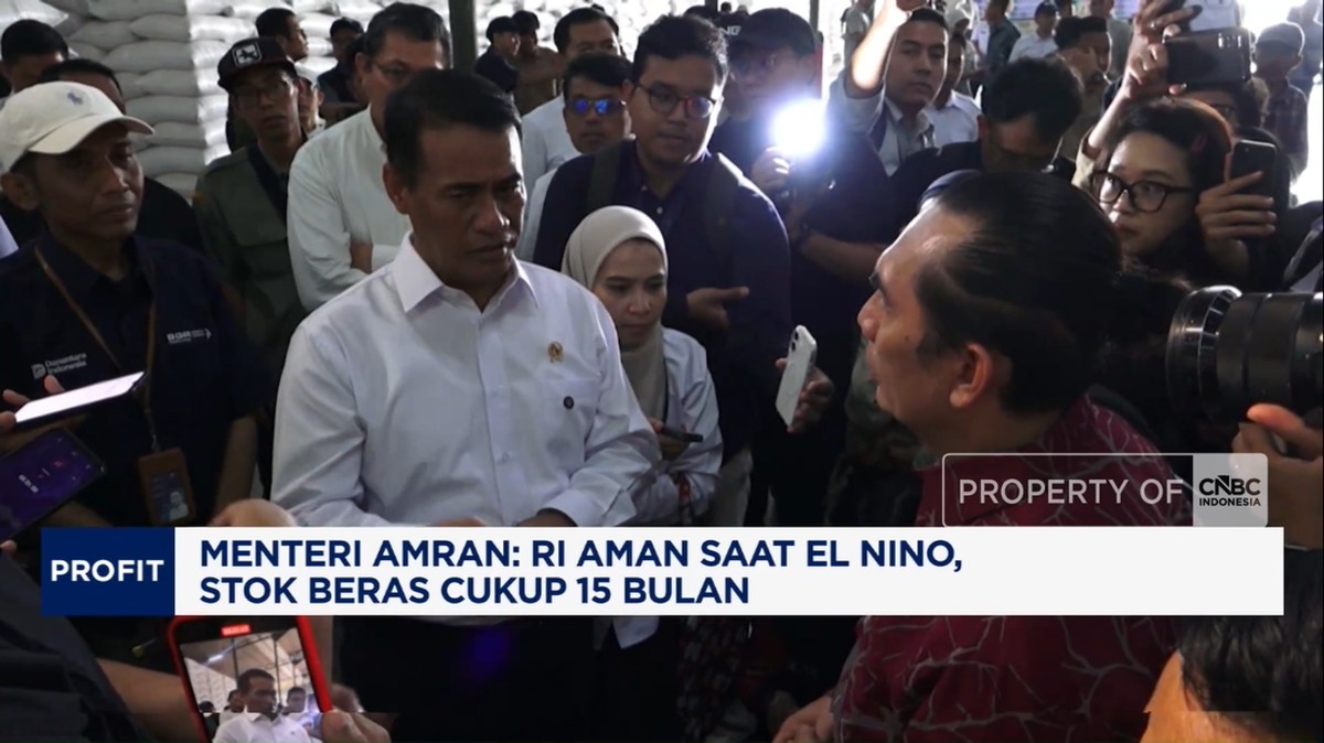 Video: Menteri Amran: RI Aman Saat El Nino, Stok Beras Cukup 15 Bulan