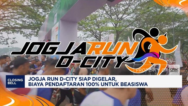 Video: Jogja Run D-City Digelar, Biaya Pendaftaran 100% Untuk Beasiswa