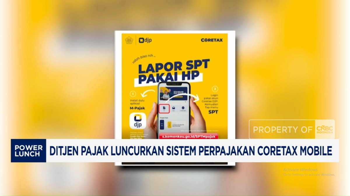 Video: Ditjen Pajak Luncurkan Sistem Perpajakan Coretax Mobile