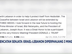 Gencatan Senjata Israel-Lebanon Diperpanjang 3 Minggu