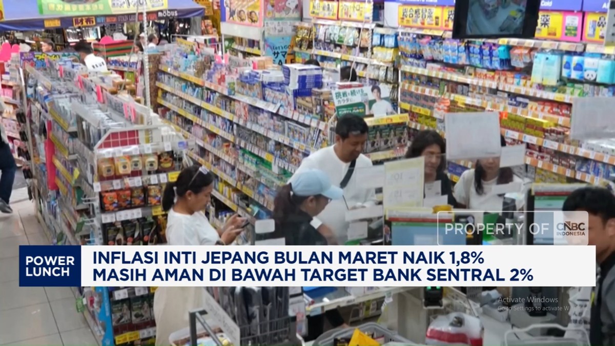 Video: Inflasi Inti Jepang Bulan Maret Naik 1,8%