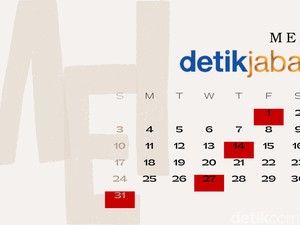 Daftar Tanggal Merah Mei 2026, Ada Banyak Long Weekend