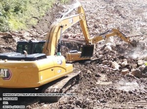 Kementerian PU Tangani Longsor Pameu-Geumpang, Akses Jalan Segera Dibuka