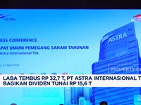 Laba Rp 32,7 T, PT Astra Internasional Tbk Bagikan Dividen