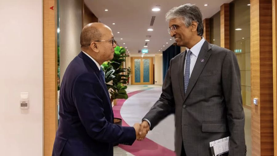 Menteri Investasi dan Hilirisasi/Kepala BKPM, Rosan Roeslani, mengadakan pertemuan strategis dengan CEO Temasek, Dilhan Pillay Sandrasegara, untuk memperkuat kemitraan sektor pertumbuhan hijau pada Jumat (24/4/2026). (Tangkapan layar media sosial)