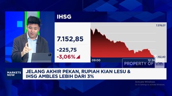 Rupiah Masih Lesu & IHSG Ambles Lebih Dari 3% ke Level 7.100