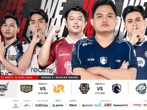 Jadwal MPL ID S17 Hari Ini 25 April 2026, Lengkap Link Live Streaming-nya