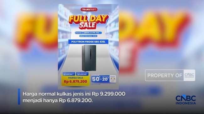 Video: Lemari Es Diskon Besar-besaran di Transmart