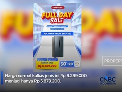Lemari Es Diskon Besar-besaran di Transmart