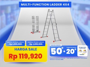 Tangga Multifungsi Banting Harga di Transmart Full Day Sale, Jadi Segini
