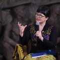 Wakil Menteri Pendidikan Tinggi, Sains dan Teknologi Stella Christie, memberikan pemaparan dalam acara Top Women Fest 2026.