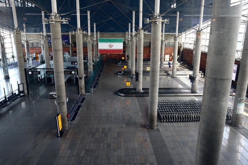 Bandara Internasional Imam Khomeini di Teheran mulai kembali melayani sejumlah penerbangan internasional pada Sabtu (24/4/2026). (via REUTERS/Majid Asgaripour)