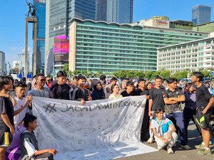 Komunitas Pelajar Gelar Aksi Damai di CFD HI, Edukasi Bahaya Tawuran