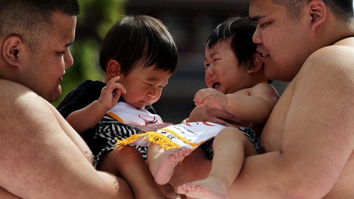 Unik! Jepang Gelar Festival Bayi Menangis, Balita Adu Kencang Teriak