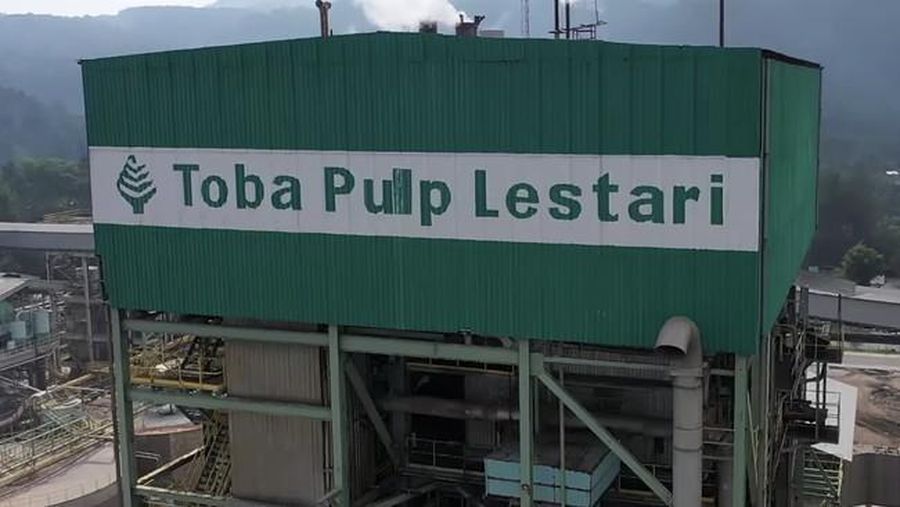 Perusahaan Toba Pulp Lestari. (Tangkapan layar instagram @tobapulplestari)