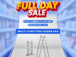 Merapat! Tangga Multifungsi Diobral Murah di Transmart Full Day Sale