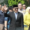 Abdul Kadir Karding tib di Istana Negara, Jakarta, Senin (27/4/2026). (CNBC Indonesia/Muhammad Sabki)
