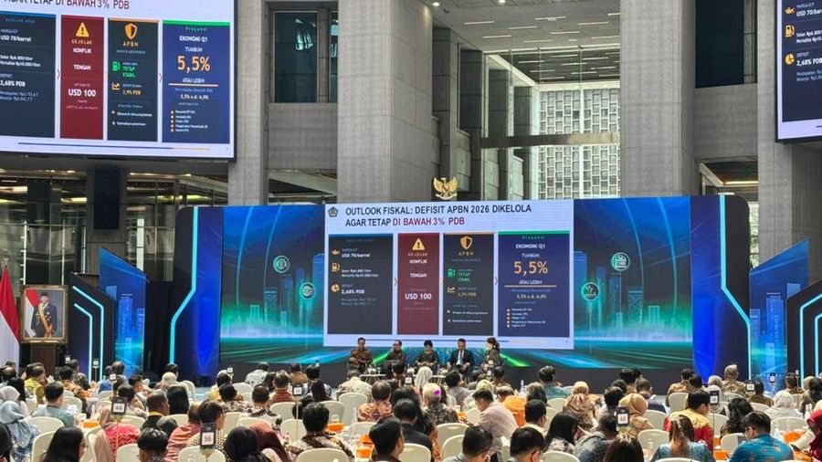 Diskusi Percepatan Intermediasi Indonesia (PINISI) di Grha Bhasvara Icchana, kantor pusat BI, Jakarta Pusat. (CNBC Indonesia/Robertus)