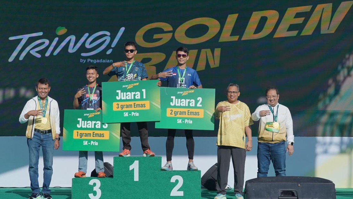 Kampanyekan Hidup Sehat, Pegadaian Sukses Gelar Tring! Golden Run 2026