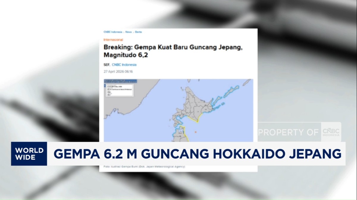 Video: Gempa 6,2 M Guncang Hokkaido Jepang